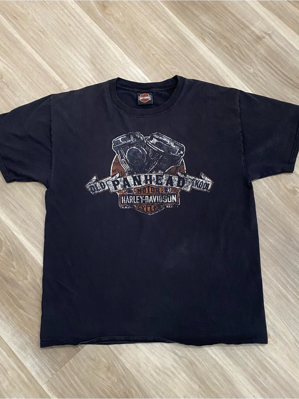 Y2K Harley Davidson Jackson Hole Mens Large Crewneck T-shirt Mens Medium/L